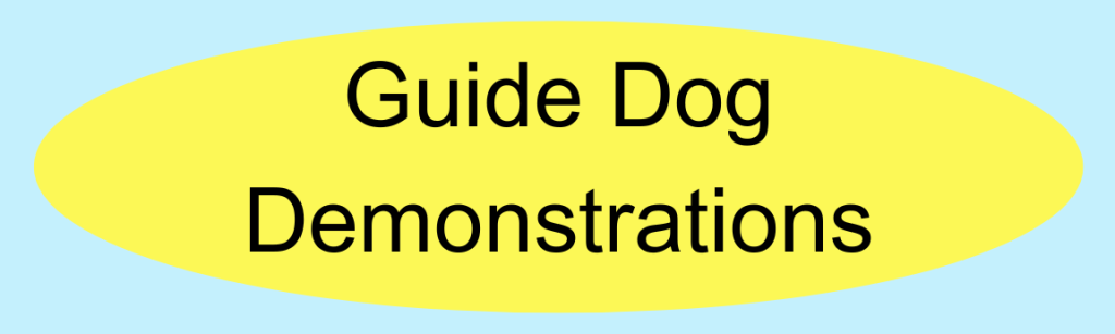 Guide Dog Demonstrations
